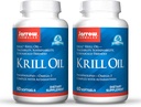 Jarrow Formulas Krill Oil - 60 Softgels - アスタキサンチンとホスホリピドオメガ3コンプレックス - 5月サポートリピッド管理、脳機能と代謝 - 30のサービング