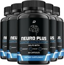 Neuro Plus Brain Supplement、NeuroPlus for Memory Formula、Nero Plus PQQQ、Brain Fog、Neuro + C認知機能、Nuero Plusレビュー(5パック - 300カプセル)