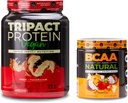 Nutrology TRIPACT Vegan Protein Powder, for Vegan Protein Shakes, Peanut Butter Vanilla (20 Servings) BCAA Natural, Plant Based BCAA Powder, Orange Coconut Flavor (30 Servings)