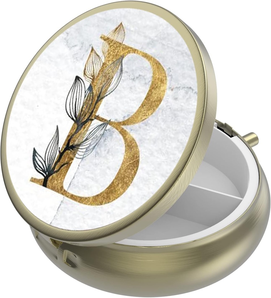 ポケットのためのかわいい小さい丸薬の箱及び財布、 優雅な丸薬箱は大きいギフト、2のコンパートメント旅行薬のオルガナイザーの店のプロゲステロン、カプセルの丸薬、Ibuprofen、ビタミン、イヤリングの背部を作ります