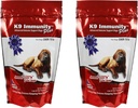 Alohaの薬用K9の免除のプラス、70のlbs上の犬のための免疫サポート補足、有機性およびきのこの高められた犬の健康の供給、パック2、90の咀嚼