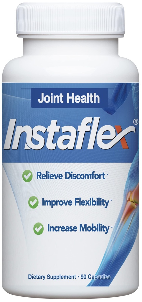 Instaflexジョイントサポートサプリメント - 臨床的にグルコサミン、MSM、ホワイトウィロー、ターメリック、ジンジャー、カイエン、ヒアルロン酸 - 90カプセルの関節リリーフブレンドをスタッド