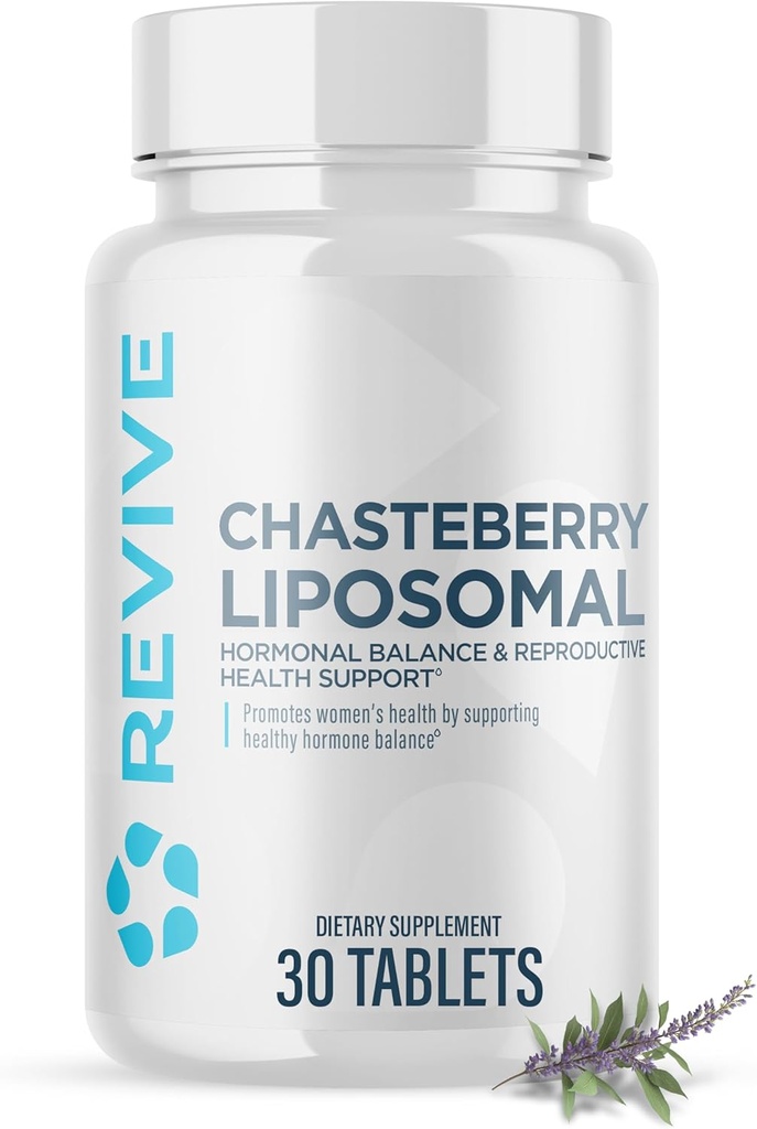 女性のためのRevive MDのChasteberryの補足-Chaste-Berry Liposomal (Vitex Agnus-Castus)-サポート女性の健康、ホルモンのバランス及び豊饒(30のタブレット、30のサービング)