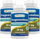 最高のNaturals Pregnenolone 30のmg 120のタブレット(120の計算(3)のパック)