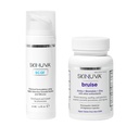 Skinuva® スカー (1.7 oz) & ブルース (14 カプセル) - 成長因子と配合された高度なシリコーン クリーム & アルニカ、Bromelain ・亜鉛で配合されたホメオパシーのブルース治療