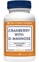 D-Mannose、尿路および膀胱の健康、Cranrichの60mgビタミンCと抗酸化剤(クランベリー濃度)(60ベジギーカプセル)
