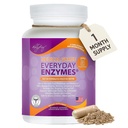 Dr. Liz Cruz毎日ENZYMES - 消化サプリメント、栄養補助食品、医療グレードのスーパー酵素、ブロッティング、ガスと女性のリフラックス救済、男性、および子供非GMO、100ベギーカプセル