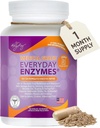 Dr. Liz Cruz毎日ENZYMES - 消化サプリメント、栄養補助食品、医療グレードのスーパー酵素、ブロッティング、ガスと女性のリフラックス救済、男性、および子供非GMO、100ベギーカプセル