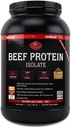 Olympian Labs Beef Protein Isolate Powder, 24g Protein, BST Free, 2 Grams BCAA's, Muscle Building Amino Acids, 32 Ounces, Flavored with Real Chocolate