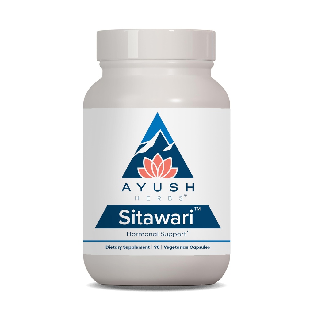 AyushハーブSitawari - 女性のためのShatavariカプセル、Shatavariルートサプリメント、女性のためのホルモンバランス、自然女性再生産サポート - 90ベジタリアンカプセル(1カウント)