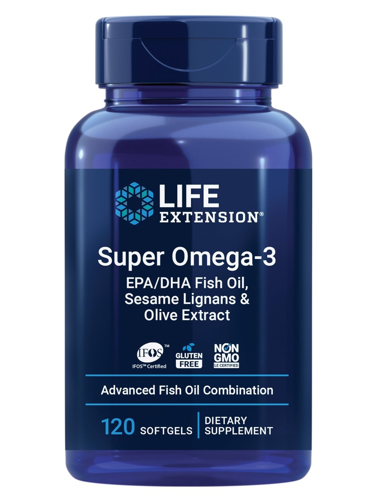 Life Extension, Omega Foundations, Super Omega-3, 120 Softgels.