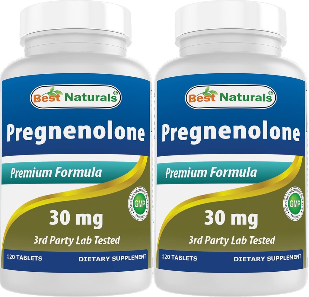 最高のNaturals Pregnenolone 30のmg 120のタブレット(120の計算)