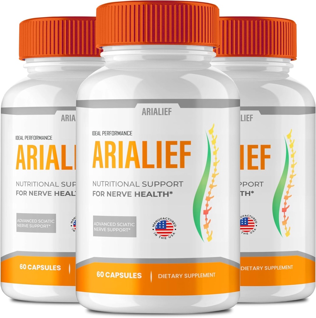 Sciatica、Nerve Health、Ararief Sciaticaのカプセル、Arariefpalmの補足の丸薬、Aria LIEFのビタミンのレビューのためのIDEAL PERFORMANCE Arialiefのカプセル(3パック)