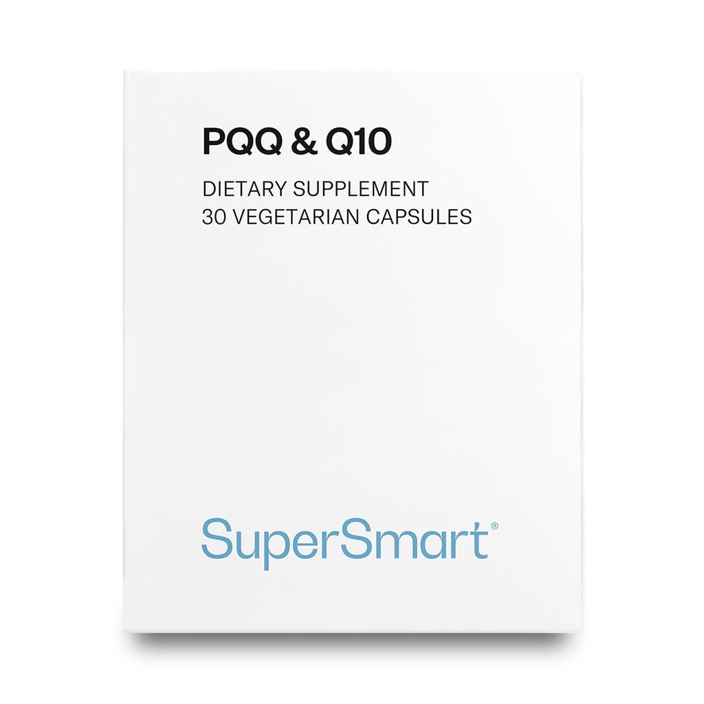 スーパースマート - PQQ&Q10(CoQ10) - ミトコンドリアを保護するために使用される強力な抗酸化剤は、老化細胞の20%まで保護するために使用|非GMO&グルテンフリー - 30ベジタリアンカプセル