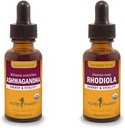 ハーブ Pharm Ashwagandha & Rhodiola 抽出物 エネルギー, 死亡率 & Stamina, 1 Oz 各
