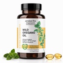 ビーガンワイルドオレガノオイルカプセルオーガニック, 86-90%カルバトール - 125mgのOregano per Softgel - 免疫と消化のサポート, 自然抗酸化剤, ビーガン, 非GMO, 120カプセル