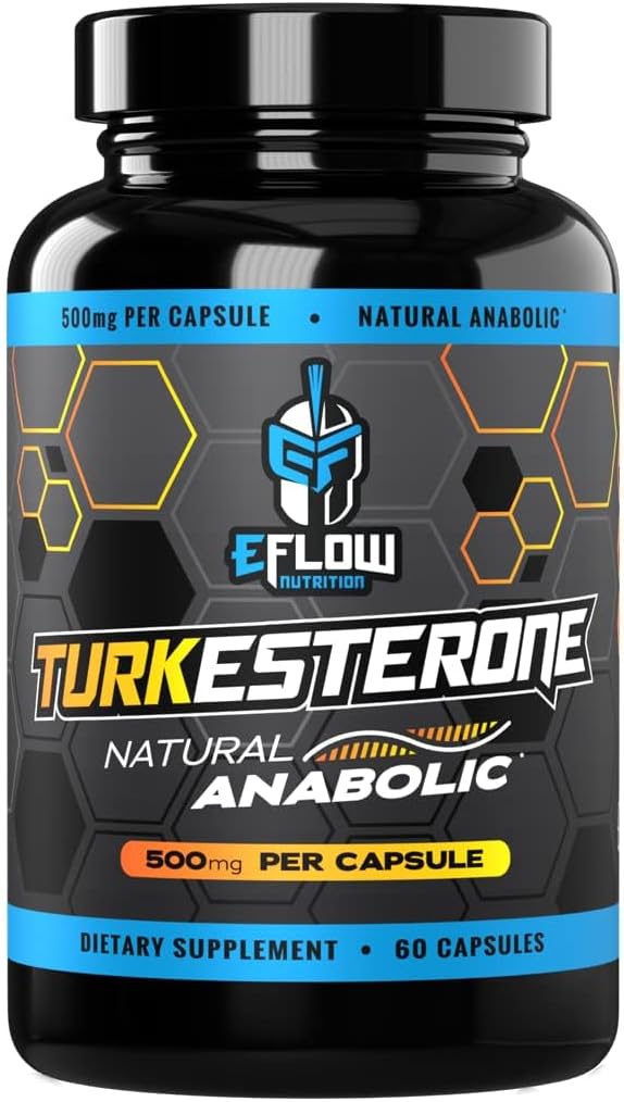 男性のためのeFlowの栄養のTurkesteroneの補足 [最も高い純度] +高い吸収のためのCyclodextrin -増加のスタミナ、細い筋肉成長及び回復、Boostsドライブ-第3党テストされる(60のカプセル)