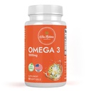 オメガ3 | 1000mg | フィッシュオイル | 脂肪酸 | EPA&DHA | ノンGMO | 60 Softgels