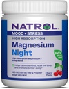Natrol マグネシウム夜 325 mg, 高吸収マグネシウムと眠りのブレンドは、心を助けるために, 体をリラックスし、より良い睡眠を促進する, 16.3 チェリー風味の粉末の OZ, まで 60 日の供給