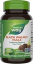 Nature's Way Black Walnut Hulls, 伝統的な消化管トニック*, 900 mg/ 2カプセルのサービング, 非GMOプロジェクト検証, ビーガン, 100カプセル (パッケージ 5 月 Vary)