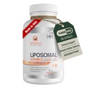LiposomalビタミンC 1400mg- 180ビーガンカプセル - 中国無料の成分、脂肪溶性高吸収性VIT C-サポート健康な免疫システム&コラーゲンブースター - 強力な抗酸化サポートサプリメント