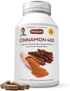 ANDREW LESSMAN Cinnamon 400mg - 30 Capsules - High Potency, Standardized Extract. No Additives. Small Easy to Swallow Capsules