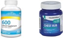 21st 世紀のカルシウム 600mg は 400 の計算及び健康Wise の薬物の箱の摩擦 4oz の咳の抑制剤を錠剤にします