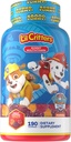 L’il Critters Paw Patrol Gummy Vites Daily Gummy Multivitamin for Kids, Vitamin C, D3 for Immune Support Cherry, Orange and Blueberry Flavors, 190 Gummies