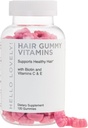 Hair Vitamins Gummies - Biotin 5000 mcg with Vitamin E, C & Zinc, Hair Growth Vitamins for Women & Men - Stronger, Beautiful Hair, Skin & Nails Supplement, Non-GMO & Gluten-Free - 120 Gummy Bears