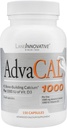 Lane Innovative - AdvaCAL 1000, Advanced Calcium Supplement, Easy to Swallow Extra Small Capsule, Supports Increased Bone Density (50 Servings)