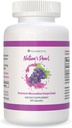 Youngevity Premium Muscadine Grape Seed - 650 mg - Nature's Pearl Antioxidant Superfood - Resveratrol、Ellagic-Acid、Quercetin、Anthocyandins、およびその他 - 60 サービング