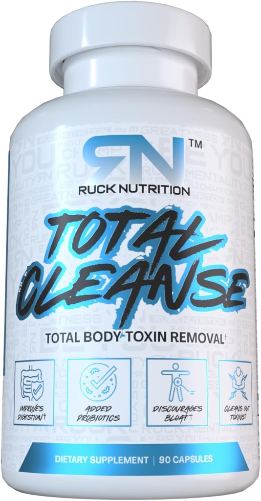 RUCK NUTRITIONの合計は消化器サポート、減量、膨脹の減少、毒素のフラッシュ、自然なエネルギー ブーストのための高度のデトックスの方式を-乳牛、タンポの根-プロバイオティック ブレンド---------------------------------------------------------------------------------------------------------------------------------------------