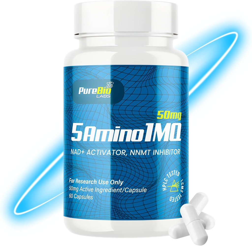 Elite 5A-1-Molecule (50mg), NAD+ Activator & NNMT Inhibitor, Advanced Metabolic Support & Fitness Complex, High-Purity, Made in The USA - 60 Capsules