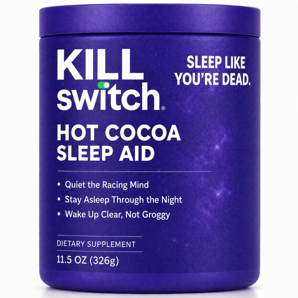 キルドウィッチは大人のための睡眠補助金 - 秋の眠り高速&ウェイクリフレッシュ、砂糖フリーホットチョコレートサプリメント - マグネシウム、タルトチェリー、L-テアニン&レストフル睡眠、30のサービング、米国製