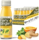 Greenhouse Juice Organic Fiery Ginger Wellness Shots 12-Count 60ml Glass Bottles, Vegan & Gluten-Free
