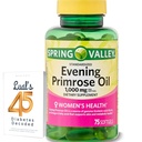 春の谷の夕方 Primrose オイルの女性の健康の食事療法の補足のSoftgels、1000のmg、75の計算、Softgelsの夕方 PrimroseオイルはL's 45の糖尿病と1000mg束を分解します