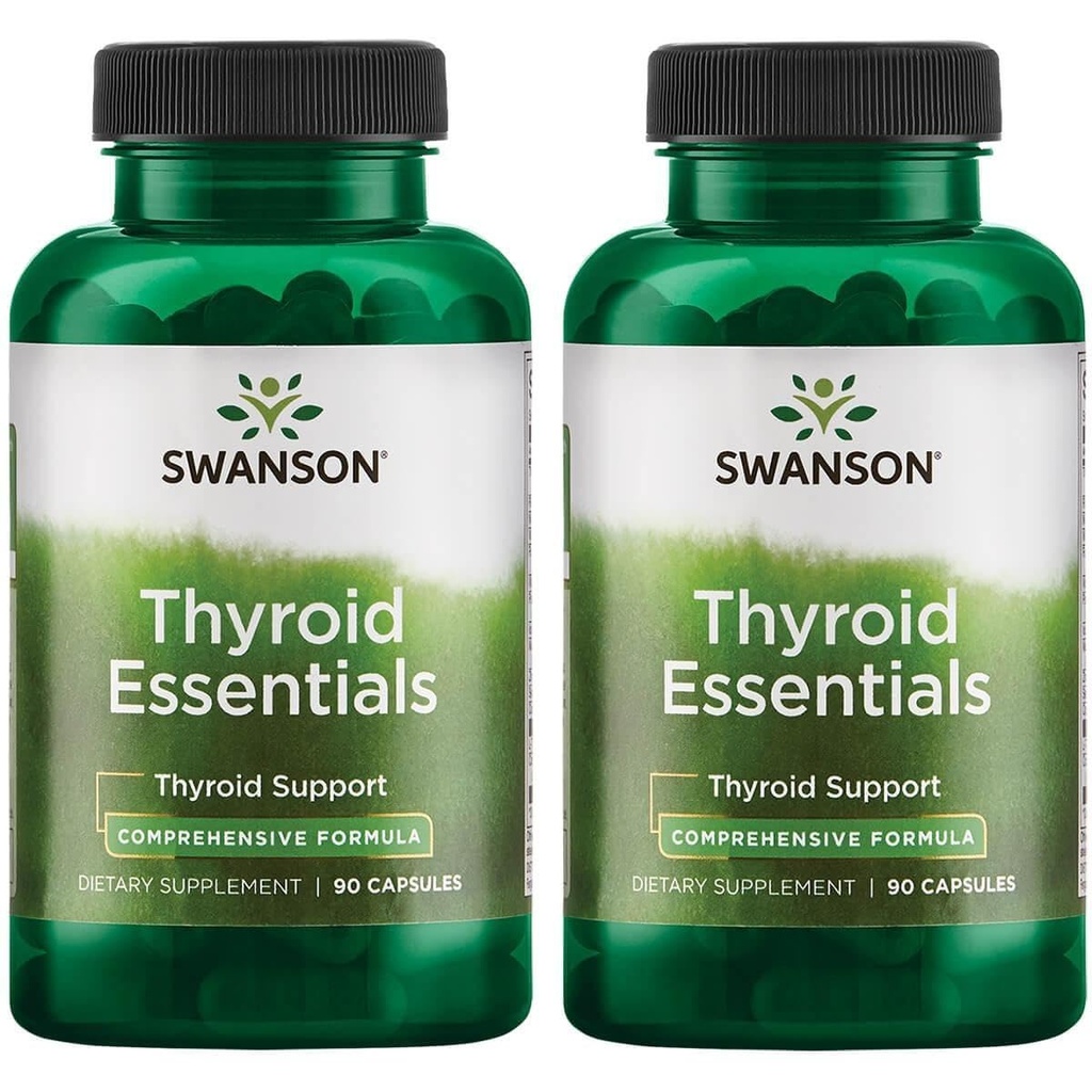Swanson Thyroid Essentials 90カプセル(2パック)