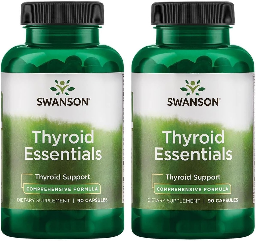 Swanson Thyroid Essentials 90カプセル(2パック)