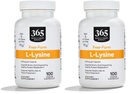 全食品市場、L Lysine 500 Mgの野菜カプセル、100の計算による 365 (パッケージ 2)