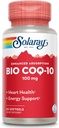 SOLARAY Bio CoQ-10 100mg | 吸収性強化 | ビタミンA・E | ヘルシーハート&セルラーエネルギーサポート(60CT)