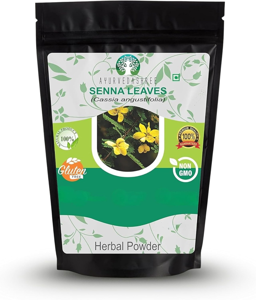 Sennaリーフパウダー200 Gm I Cassia angustifoliaパウダーI Ayurvedicハーブサプリメントをサポート消化機能I 100%純粋&ナチュラル
