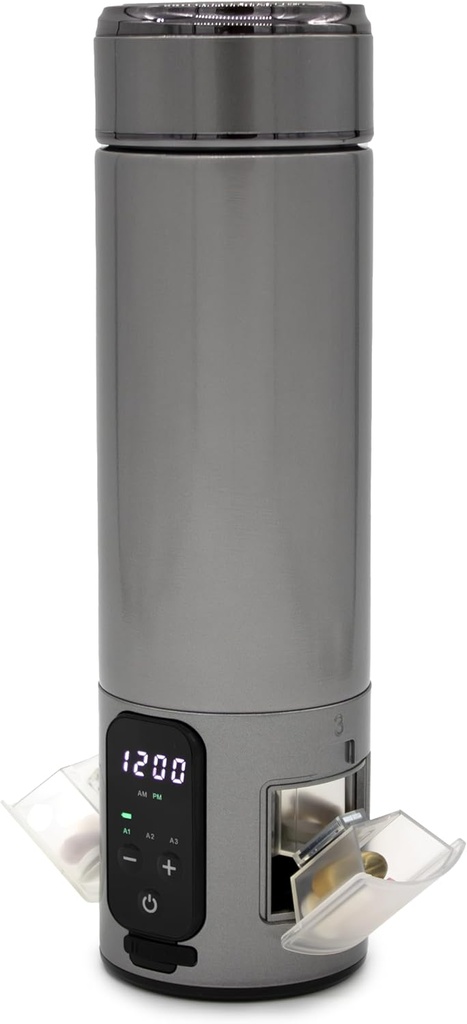 e-Pillのスマートなステンレス鋼の水差しの丸薬のオルガナイザーおよび薬の補強剤