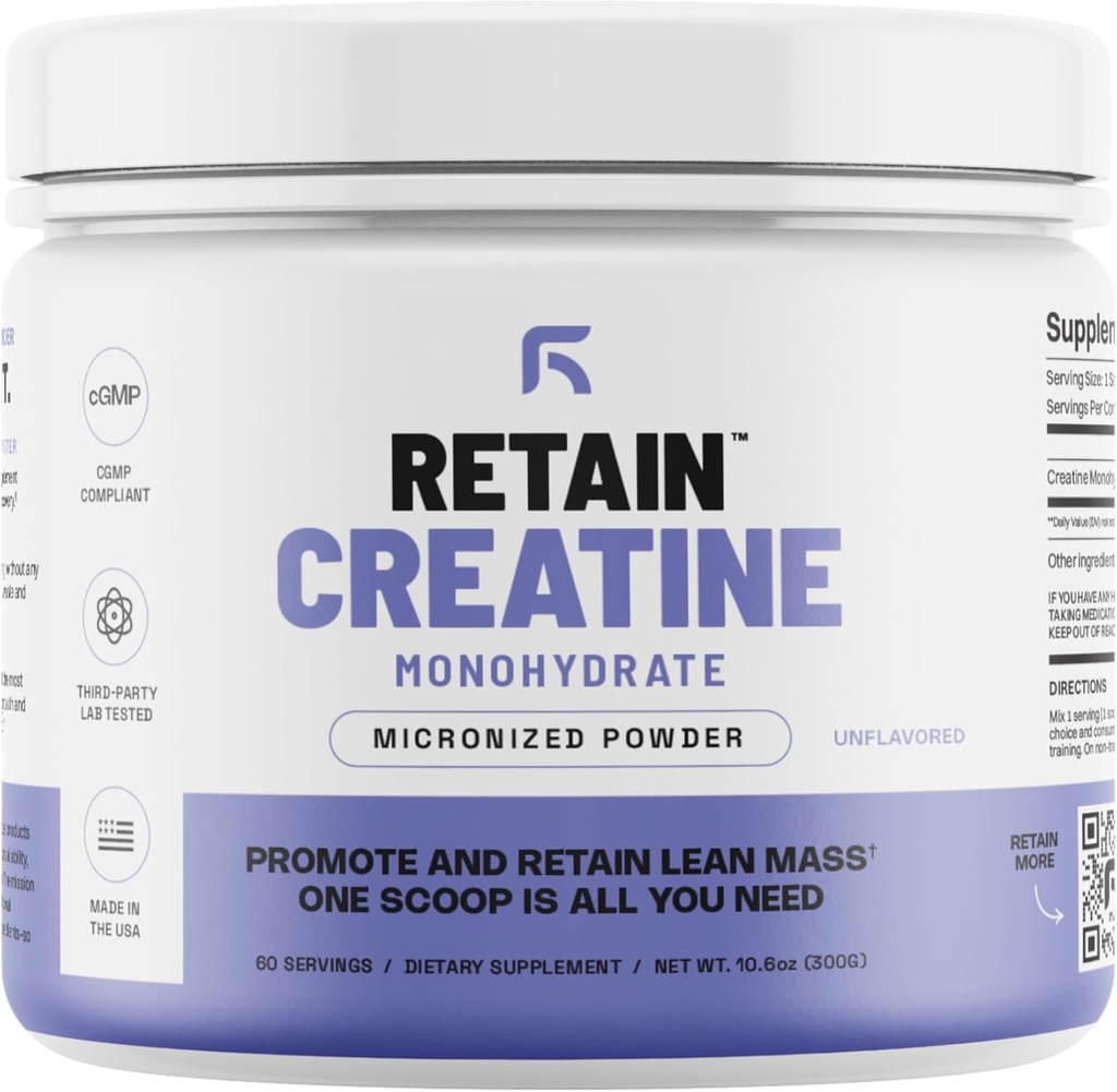 保持のクレアチンの Monohydrate の粉(60 のサーブ) - 100% の Micronized の高い吸収のクレアチン Monohydrate、細い筋肉固まり及び回復