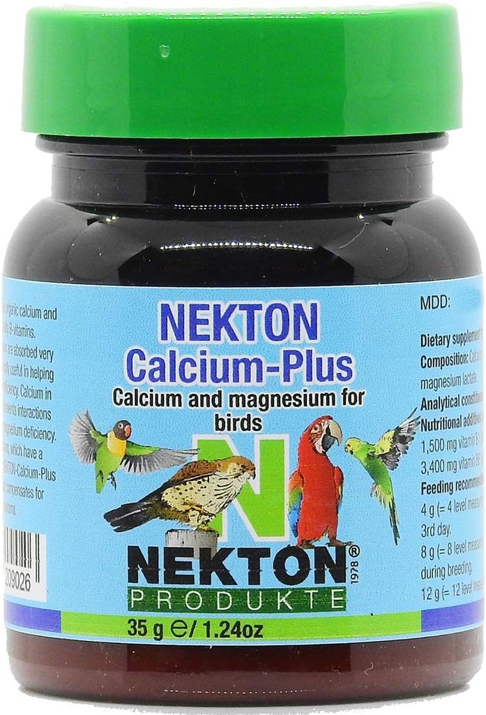 Nektonのカルシウム プラス-マグネシウム及びビタミン35g/1.23のozが付いているカルシウム