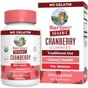 MaryRuth Organic Cranberry Gummies - 500mg サプリメント | 女性用尿路健康 | D Mannoseで | 伝統的にお使い | USDA オーガニック | ヴィーガン | GMO | 30 サービング