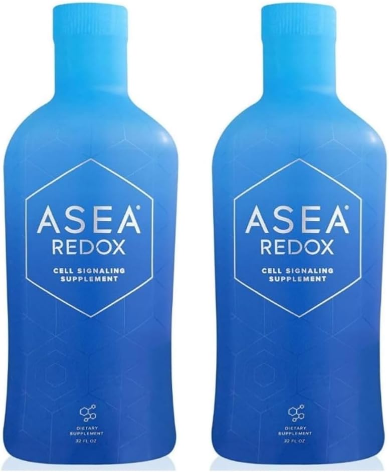 ASEA Redox細胞シグナル伝達サプリメント - 男性と女性のための細胞エネルギーと心臓サプリメント - 活気ある年齢防衛生活のための女性と男性のためのホルモンバランス&エネルギーブースター(ツー32 Fl Ozボトル)