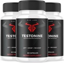 rize の実験室(3のパック)の Testonine の男性の補足、男性の Testonine のカプセル、Testonine の最高の強さの方式、筋肉力のための Testonine のオール自然な丸薬、Testonine の検討(180 カプセル)