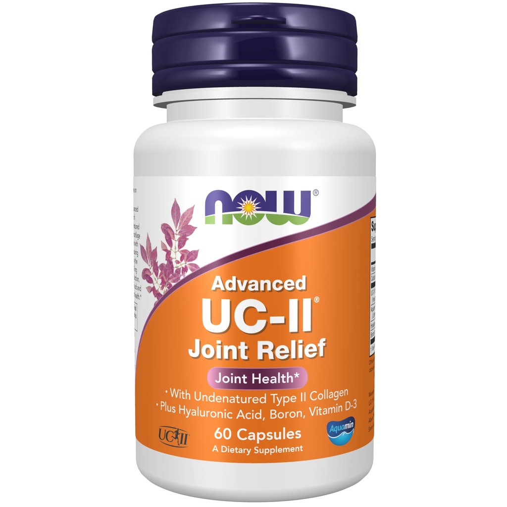 NOWは、UndenaturedタイプIIのコラーゲン、プラスHyaluronic酸、ほう素、ビタミンD-3、60のベジカプセルとのUC-IIの高度の接合箇所の救助を補います