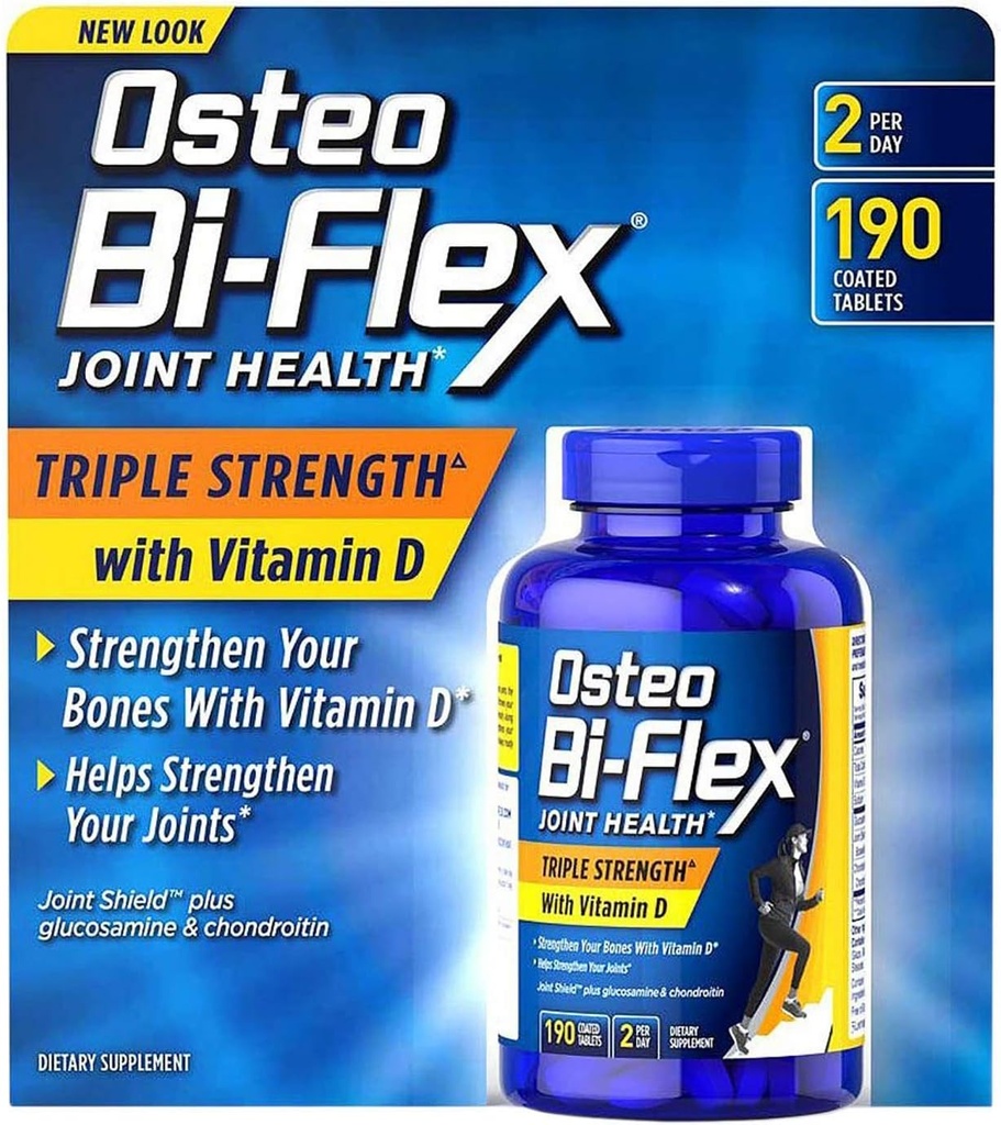 ビタミンD(220カウント)によるオステオBi-Flexトリプル強度